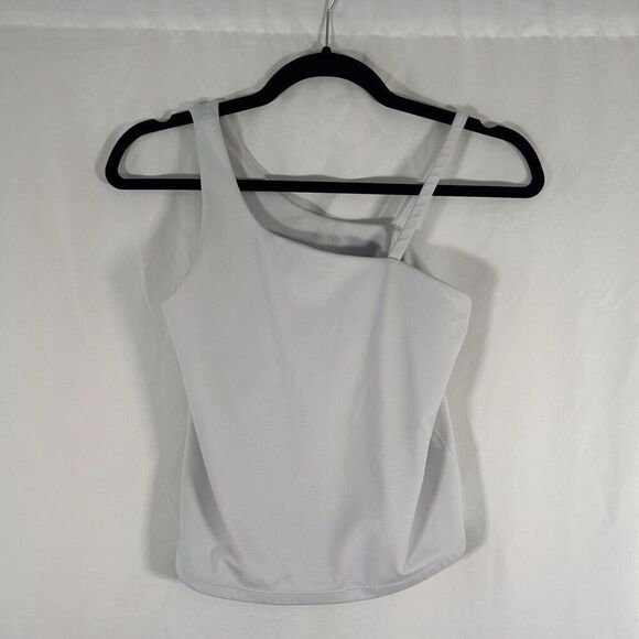 Athleta Girl Tank Top Girls XL Solid White Stretchy Pull On Strappy Not Padded - Picture 1 of 8
